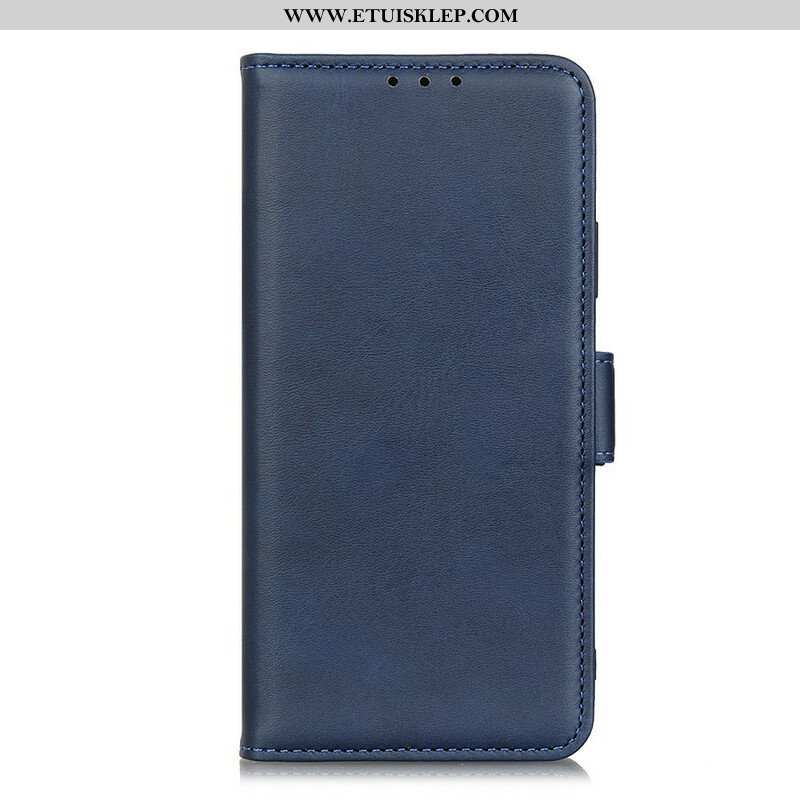 Etui Folio do Oppo A16 / A16s Skórzany Futerał Podwójna Klapa